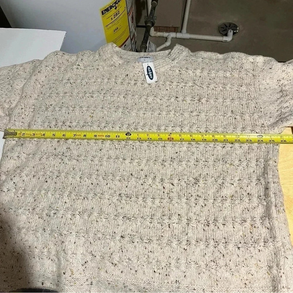 Old Navy women's sz XL Tall crewneck sweater NWT Open Knit Chunky - Picture 9 of 9